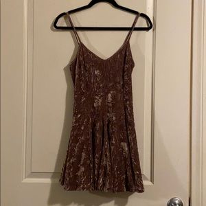 Pink/Purple Velvet Dress